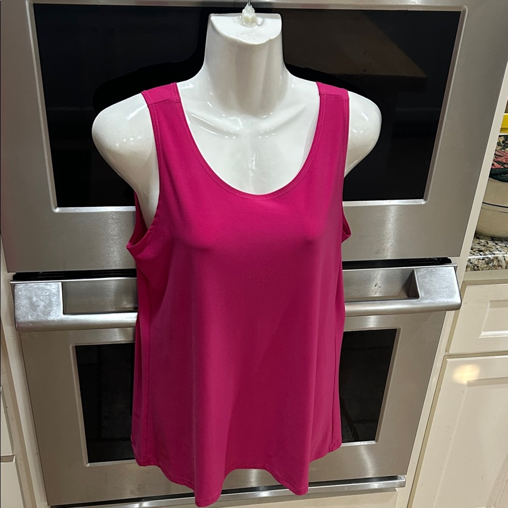 Women's Pink Sleeveless Top